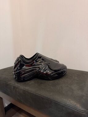 Dolce & Gabbana Futuristic Slip-On Shoes – Black Gloss